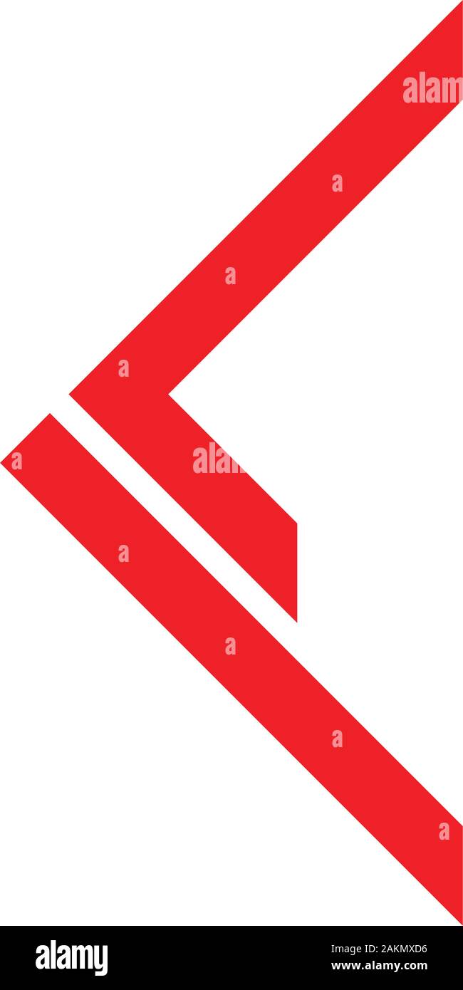 letter kl simple geometric line logo vector Stock Vector Image & Art ...