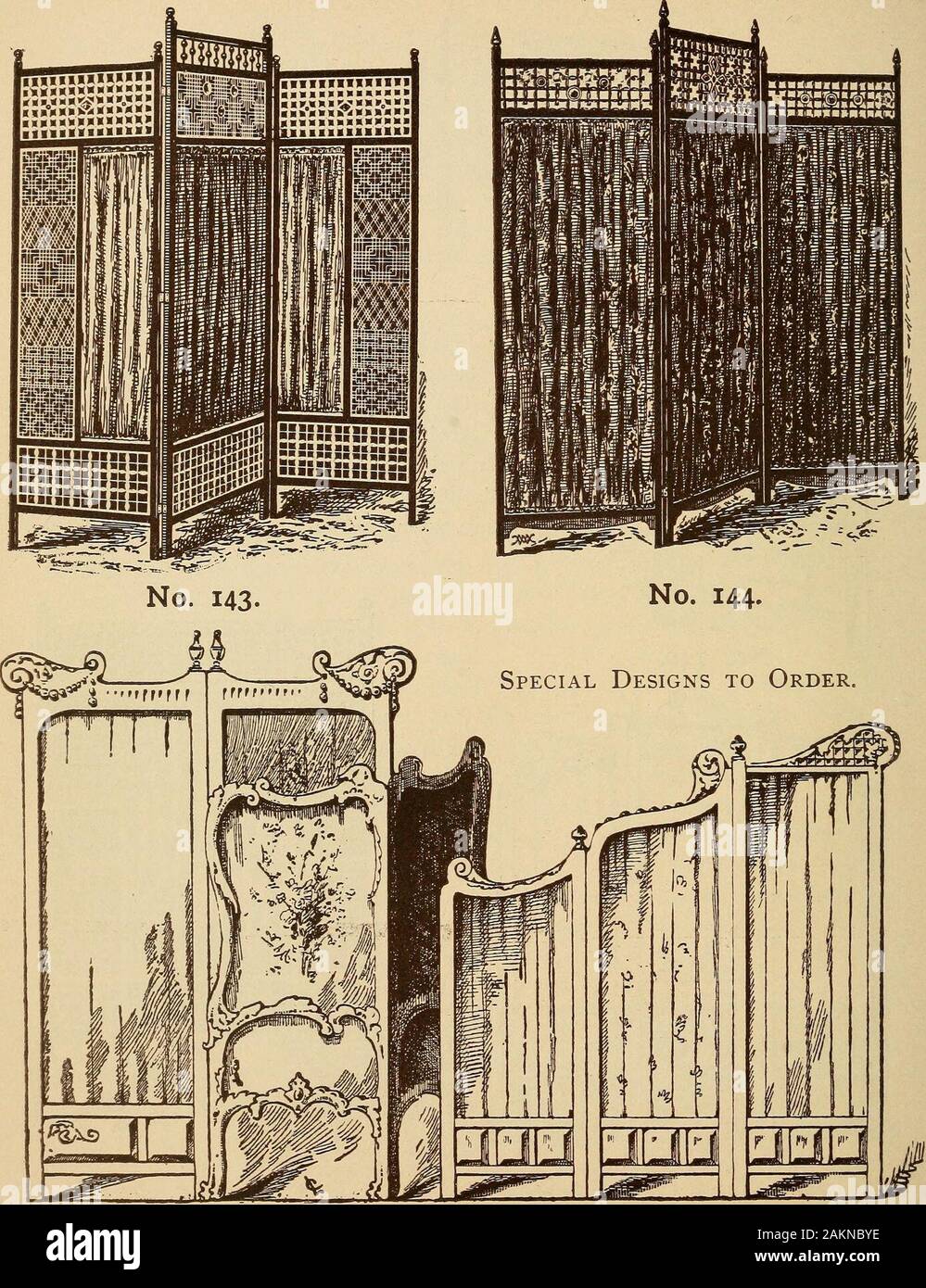 Our doors and windows : how to decorate them . No. 141. Dining Room or Library Screen. No. 142. Fire Screen.. No. 145. No. 146. No. 147. THE PURPOSES OF MODERN ARCHITECTURE. Stock Photo