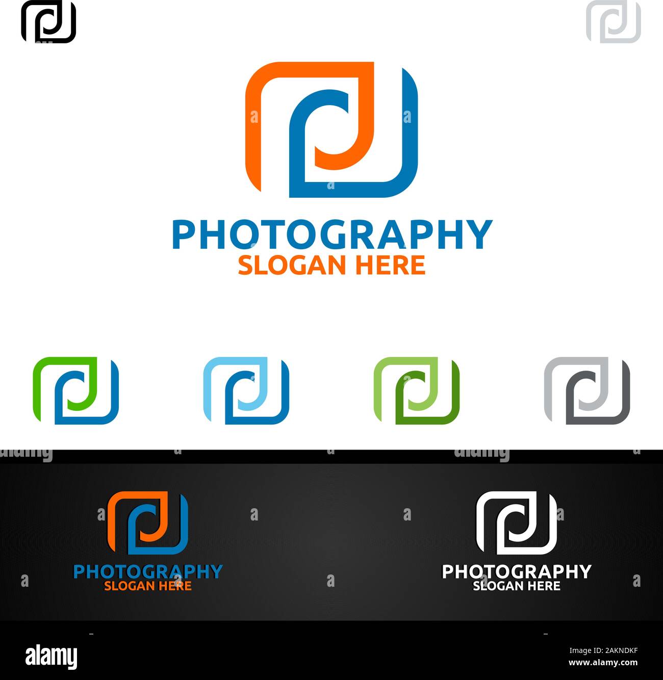 Abstract Camera Photography Logo Icon Vector Design Template Stock ...