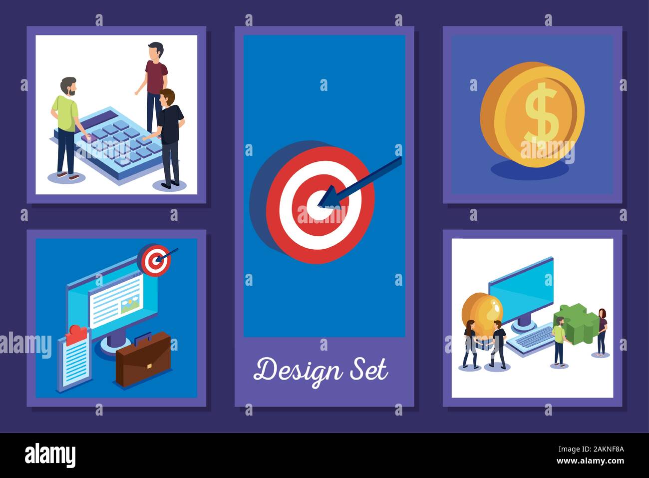 designs set teamwork with people and icons Stock Vector Image & Art - Alamy