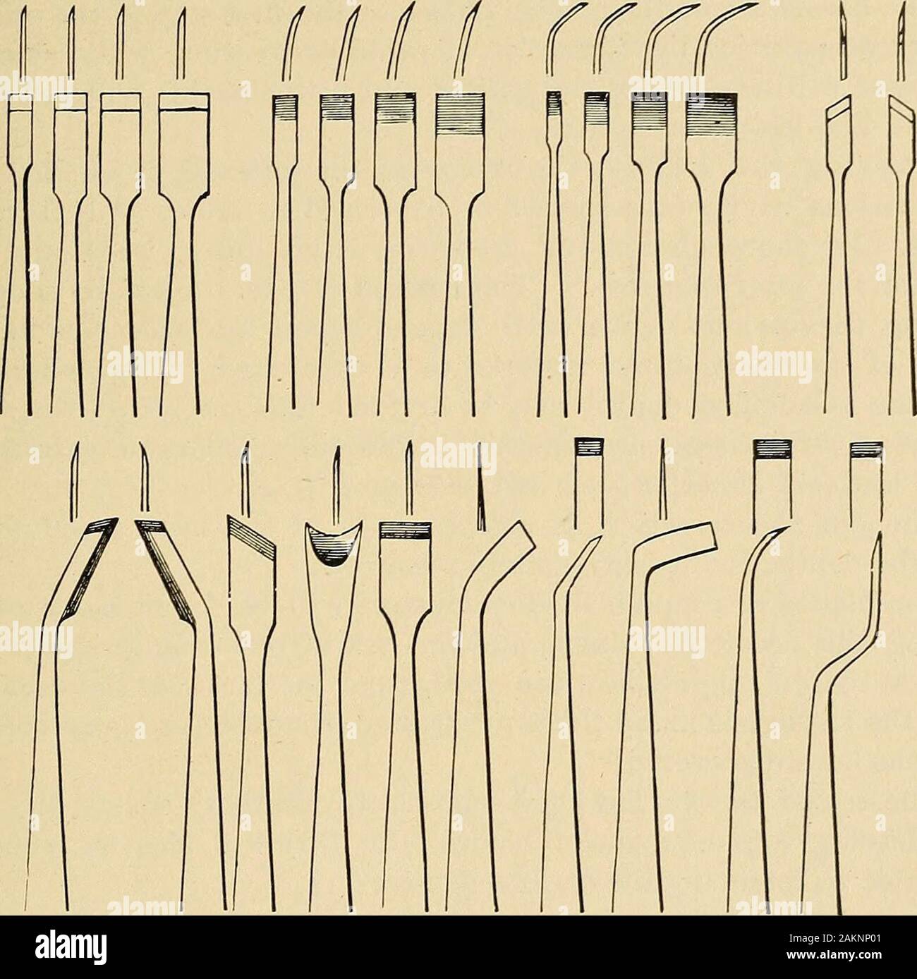 Principles and practice of operative dentistry . A set of threeedged