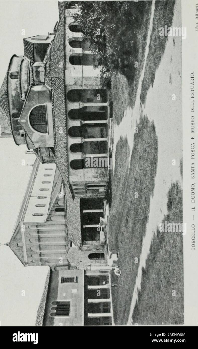 Le isole della laguna veneta . • II ij j» ii.i «MM i.i iin-.i &gt;.u- .i&gt;-&gt; -.^ji.iLi .i.i l&gt;i.. &lt;• |»ratria il nome &lt;li Tnnis, donde Torcello (quasi rnrriccllnm). Lisola dovevaessere popolata fin da quando Aitino fioriva tr.mquilla : f&lt;.rse ora una delle villoaltinati celebrate da Marziale. Essa raccolse Terodità di Aitino; o «piando la cittàpali lultimo crollo dai Lonjifobardi (641-667), anche il ve.scov » Paolino no venne aTorcello, dove i suoi succe58»ri ebbero sede fino alla caduta di San Marco. Adesso le antiche memorie parlano in Torcello da cprdche monumento cho si• Stock Photo