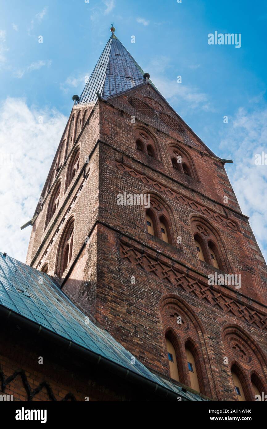 View of a Lubeck church Stock Photo