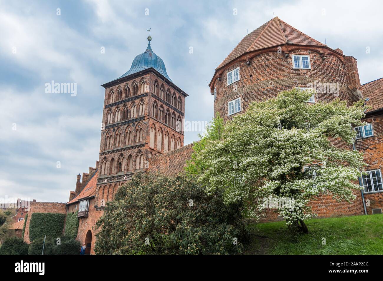 Lubeck buildings view Stock Photo