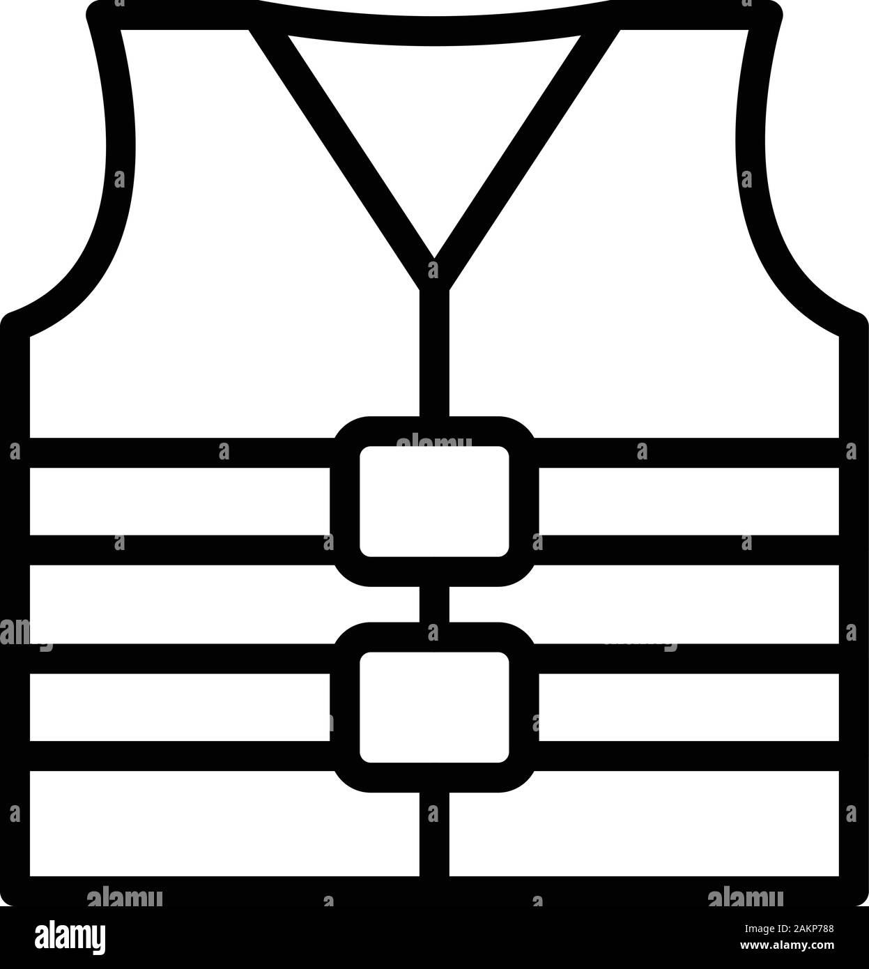 Rescue vest icon, outline style Stock Vector Image & Art - Alamy