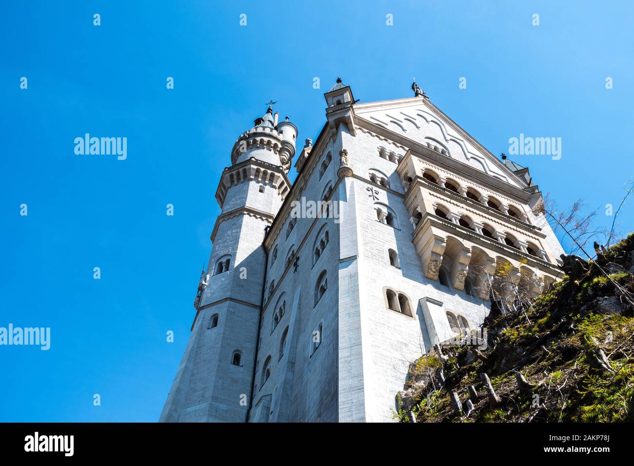 View of Newsbastein castle Stock Photo