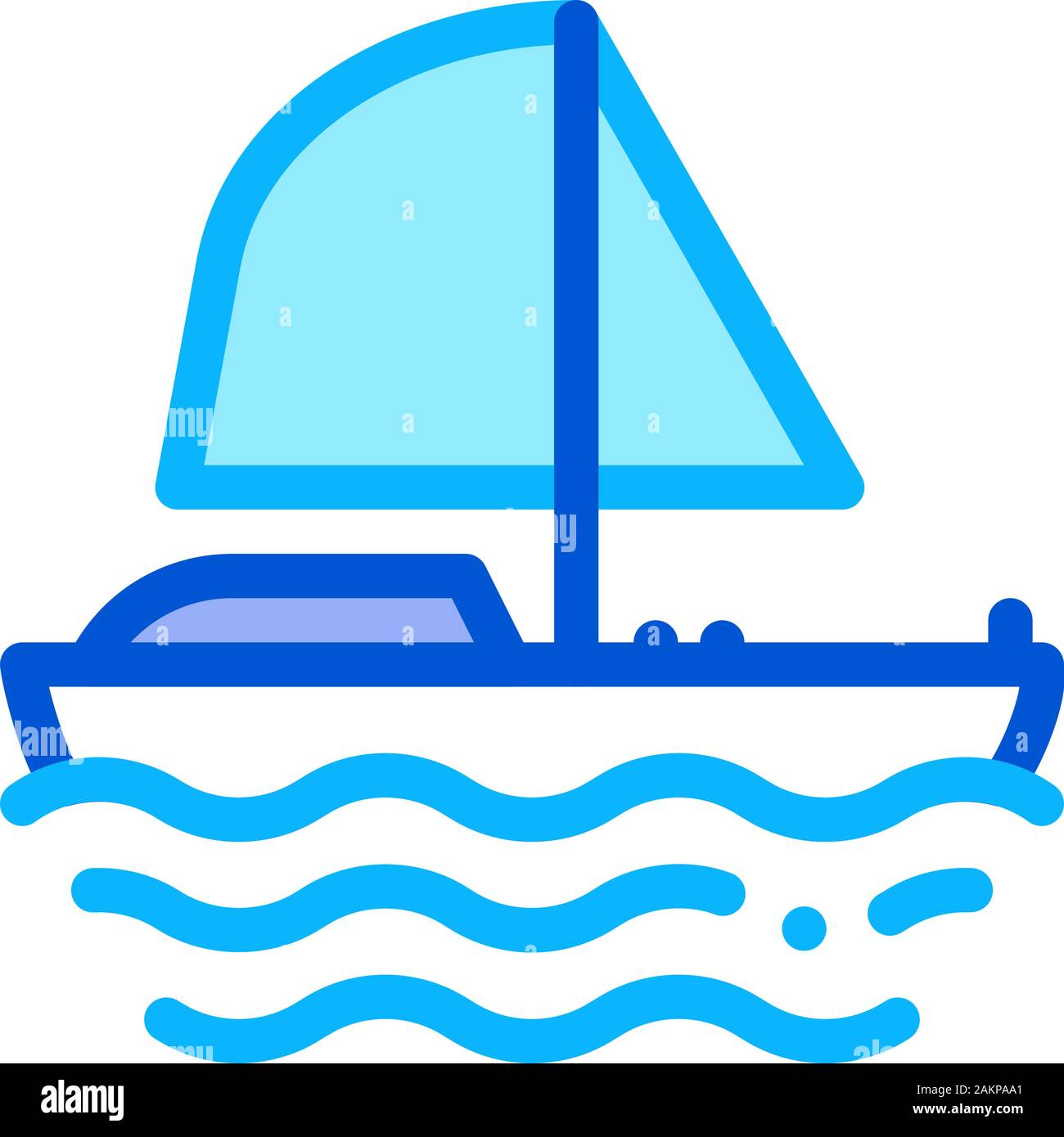 yacht boat outline