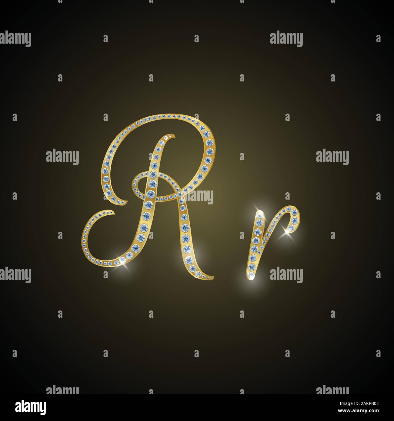 Stylish Letter R Wallpaper