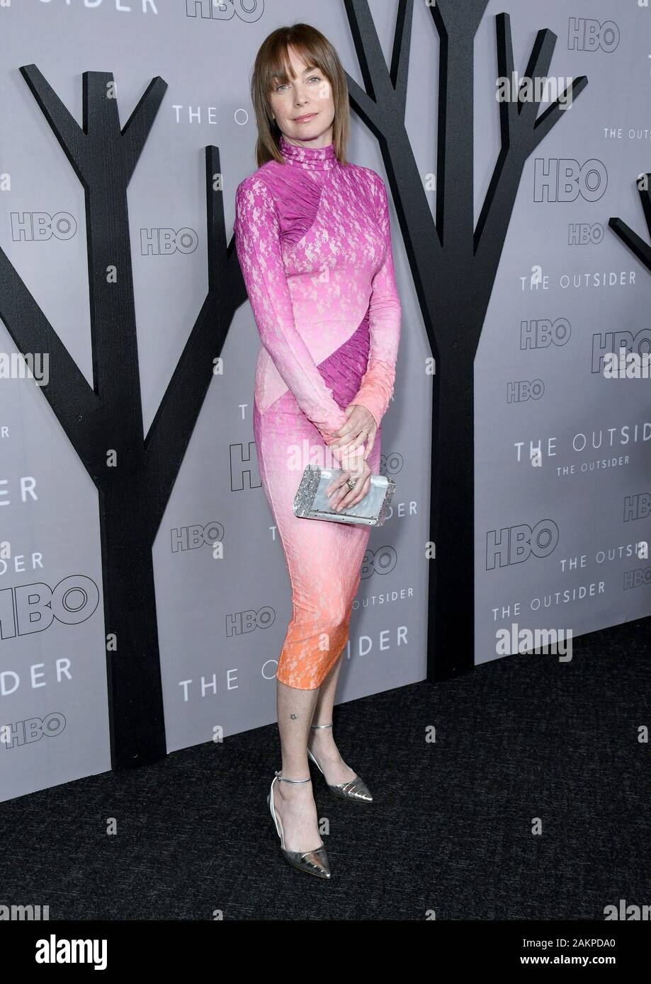 09 January 2020 - West Hollywood, California - Julianne Nicholson. Premiere Of HBO's ''The Outsider'' - Los Angeles  held at DGA Theater. (Credit Image: © Birdie Thompson/AdMedia via ZUMA Wire) Stock Photo