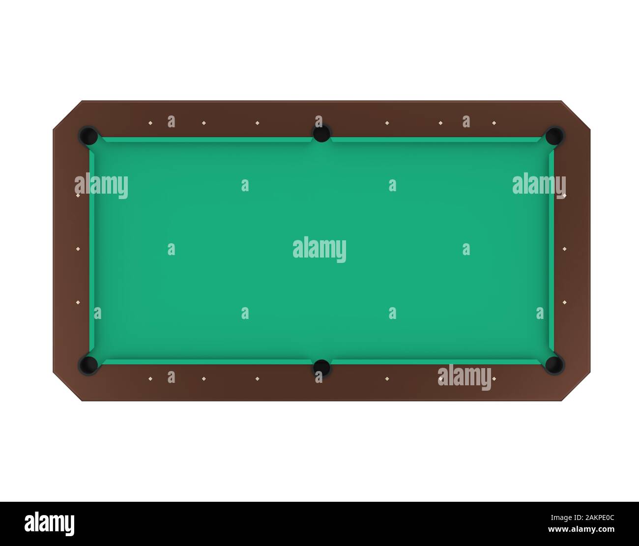 Billiard Table Isolated Stock Photo Alamy