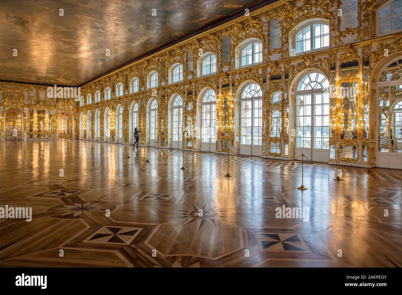 Russia's st. Petersburg Catherine palace interior Stock Photo - Alamy