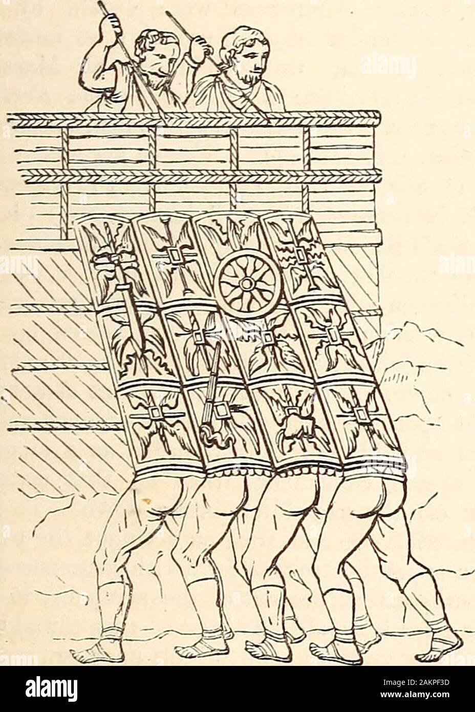 A dictionary of Greek and Roman antiquities.. . called Testudo  Arietaria.(Vitruv. x. 19. p. 322, Bip.) Vitruvius also men-tions and  explains the construction of several othermilitary machines to which the  name of