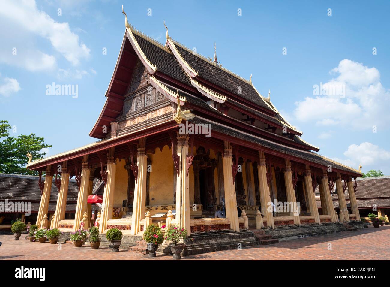 Sisaket Temple, Vientiane, Laos Stock Photo