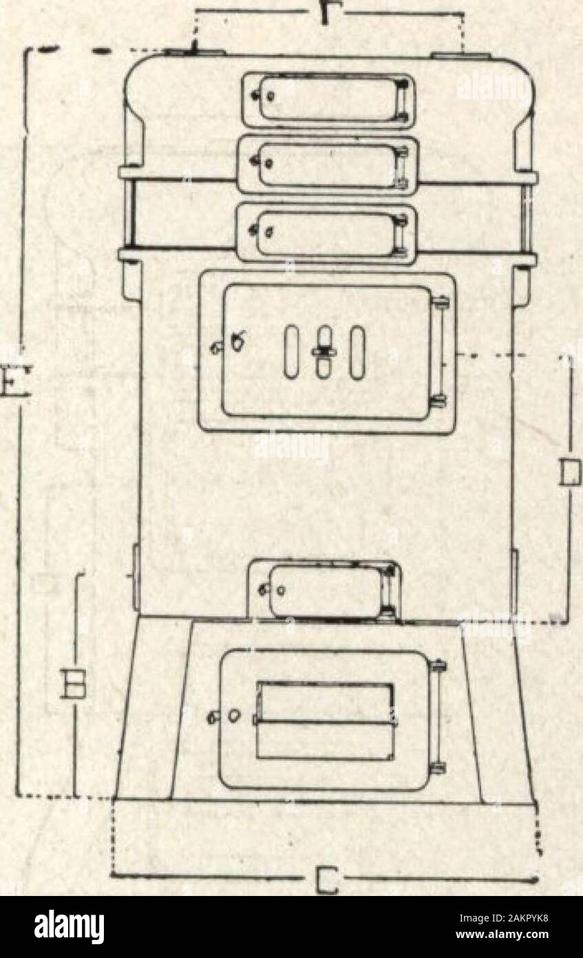 National boilers, radiators, and specialties: catalog no26 . Nico Boiler Measurements Steam — Measurements are in inches. Size of Nico A B C D-b E F Fire Door S-17-2 43^ 14 % 24 10 49 H 12 8^x12 S-17-3 48 y8 14 34 24 16^ 535/8 12 834x12 S-17-4 52 % 14 H 24 0$M 58 H 12 834x12 S-19-2 44 H 14 X 26 50 H UH 834*12 S-19-3 49 14 H 26^20-S ^ 17 H 54 H 14 K 8Hxl2 S-19-4 5314 im 17H 59 H 14 X 834*12 S-22-2 45^ 15V6 % 17 H 50 % 16 8Hxl4 S-22-3 49 U 1«V* . 17 M 55H 16 834x14 S-22-4 54 34 1514 ^ ^*§ 17 M 59 M 16 834x14 S-25-2 45 % 153/f6  18*1 52 H 17H 8 34x14 S-25-3 50 y2 15^N . 32 18 H 57 1734 834*14 S-2 Stock Photo