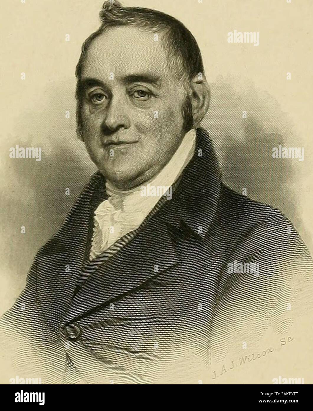 History of Essex County, Massachusetts : with biographical sketches of many of its pioneers and prominent men . 832, after referring to his remarkable men-tal powers, says that when their influence is united,as was his, with high moral powers, and exertedduring a long life on the side of virtue, and in pro-moting the best interests of society, it is enduring,and serves to give a character to the age in whichthey live. Mr. Thorndike was married three times. His firstwife was Mercy, daughter of Osmyn Trask, of Beverly.By her he had one son, who died in infancy, and adaughter, wife of Ebenezer Fr Stock Photo
