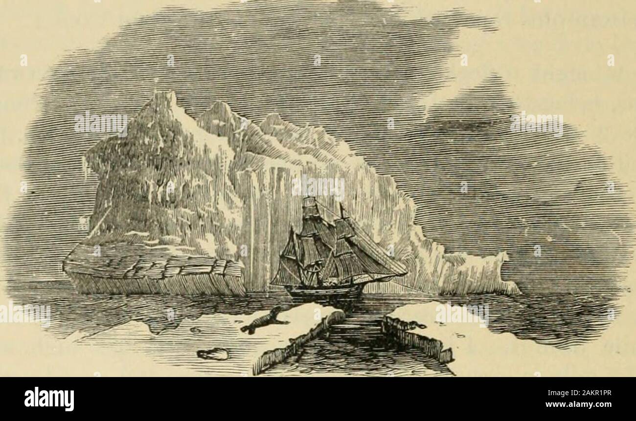 The ice age in North America and its bearing upon the antiquity of man5th edwith many new maps and illus., enland rewritten to incorporate the facts that bring it up to date, with chapters on Lake Agassiz and the Probable cause of glaciation . one hundred feet highand upward, for we lay for some minutes with every sail be-calmed under it. . At nine in the morning we bore down to an island of icewhich we reached by noon. It was full half a mile in circuit,and two hundred feet high at least, though very little loose iceabout it. But while we were considering whether or not weshould hoist out our Stock Photo