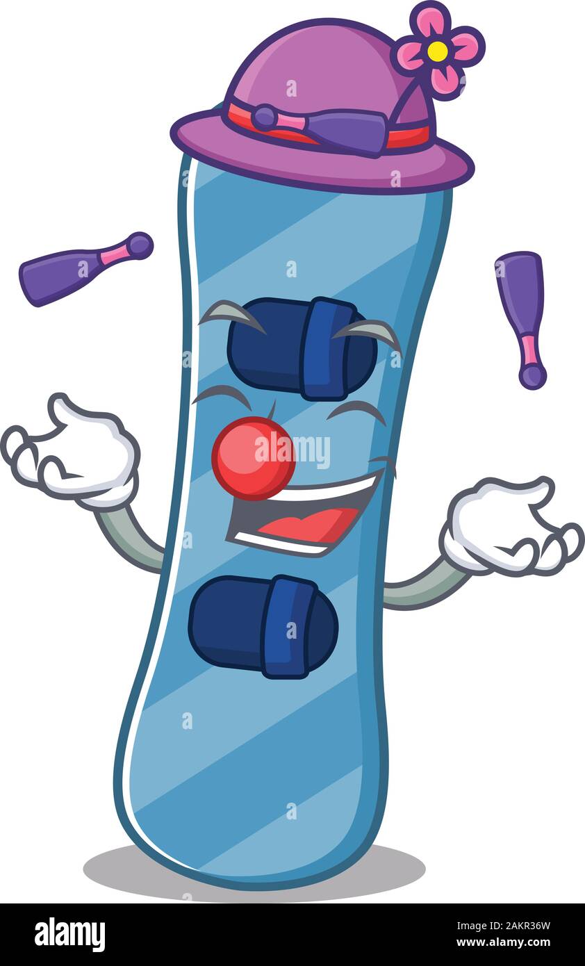 Smart Snowboard Smart snowboard cartoon character design playing Juggling Stock Vector ...