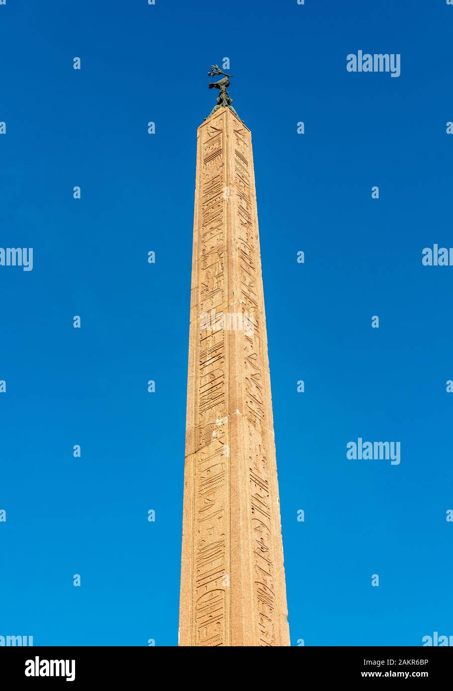 Egyptian obelisk, Piazza Navona, Rome, Italy Stock Photo Alamy