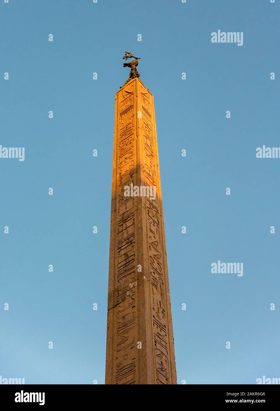 Egyptian obelisk, Piazza Navona, Rome, Italy Stock Photo Alamy