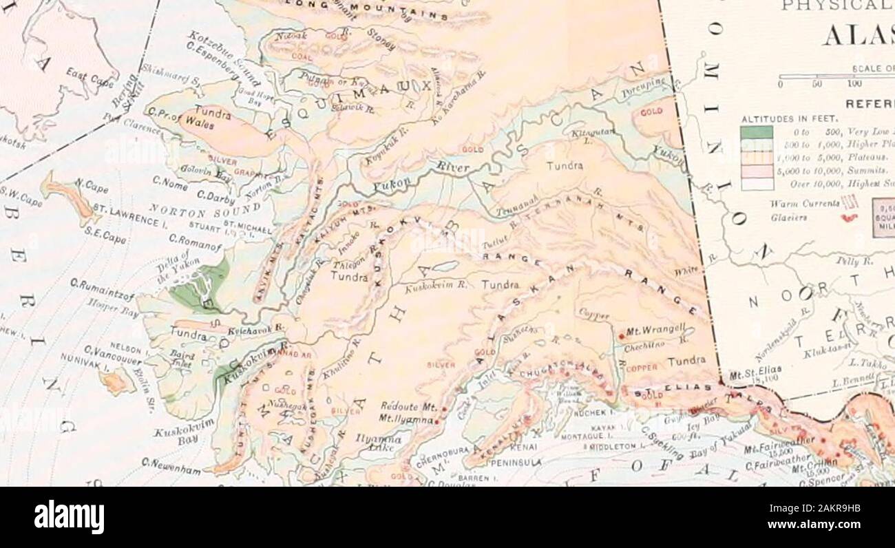 Ice age north america map hi res - The Ice Age In North America And Its Bearing Upon The Antiquity Of Man5th Edwith Many New Maps And Illus Enland Rewritten To Incorporate The Facts That Bring It Up To Date With Chapters On Lake Agassiz And The Probable Cause Of Glaciation C O E A Gt R L Ea I 5s Tundra Aleutugt Islands B F Jf 0 Physical Map Of Alaska Bele Of Miles S Ite Sto Slo Reference Altitudes It Feet Occan Oeptha In Feft M Or Jeo T F Ivain Ormn Svoouisoo0 0 10000 Itylnlsinii Ltwlth0ol 1 V I C R O C Gtv O R T I Glaciers On The Pa 2AKR9HB