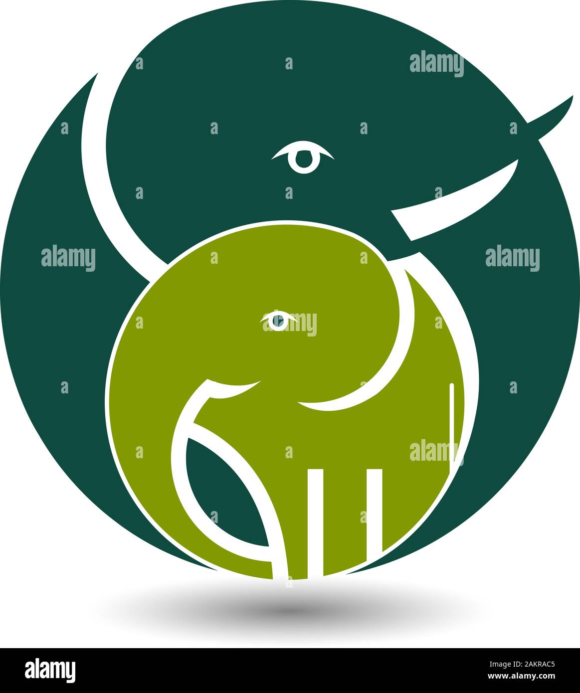 Elephant clip art design hi-res stock photography and images - Alamy