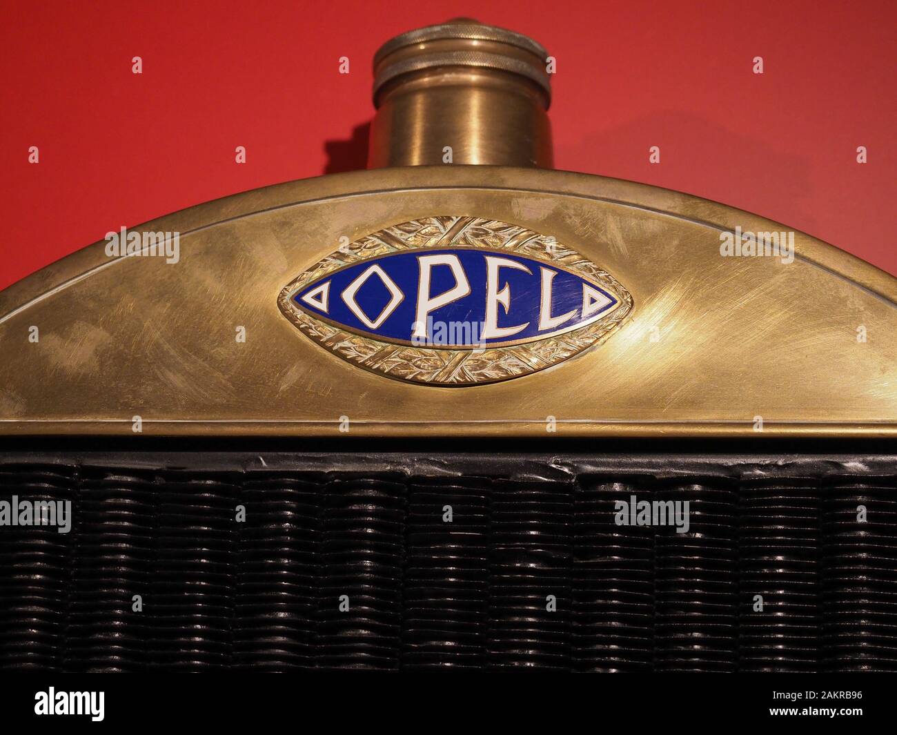 Darmstadt Germany Circa November 19 Vintage Opel Car Sign Stock Photo Alamy