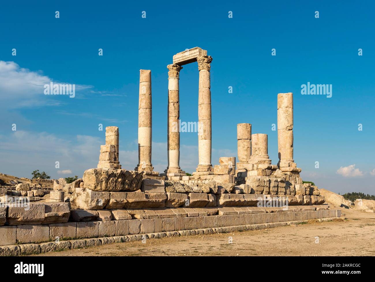 of Amman Citadel, Amman, Jordan Stock Photo - Alamy