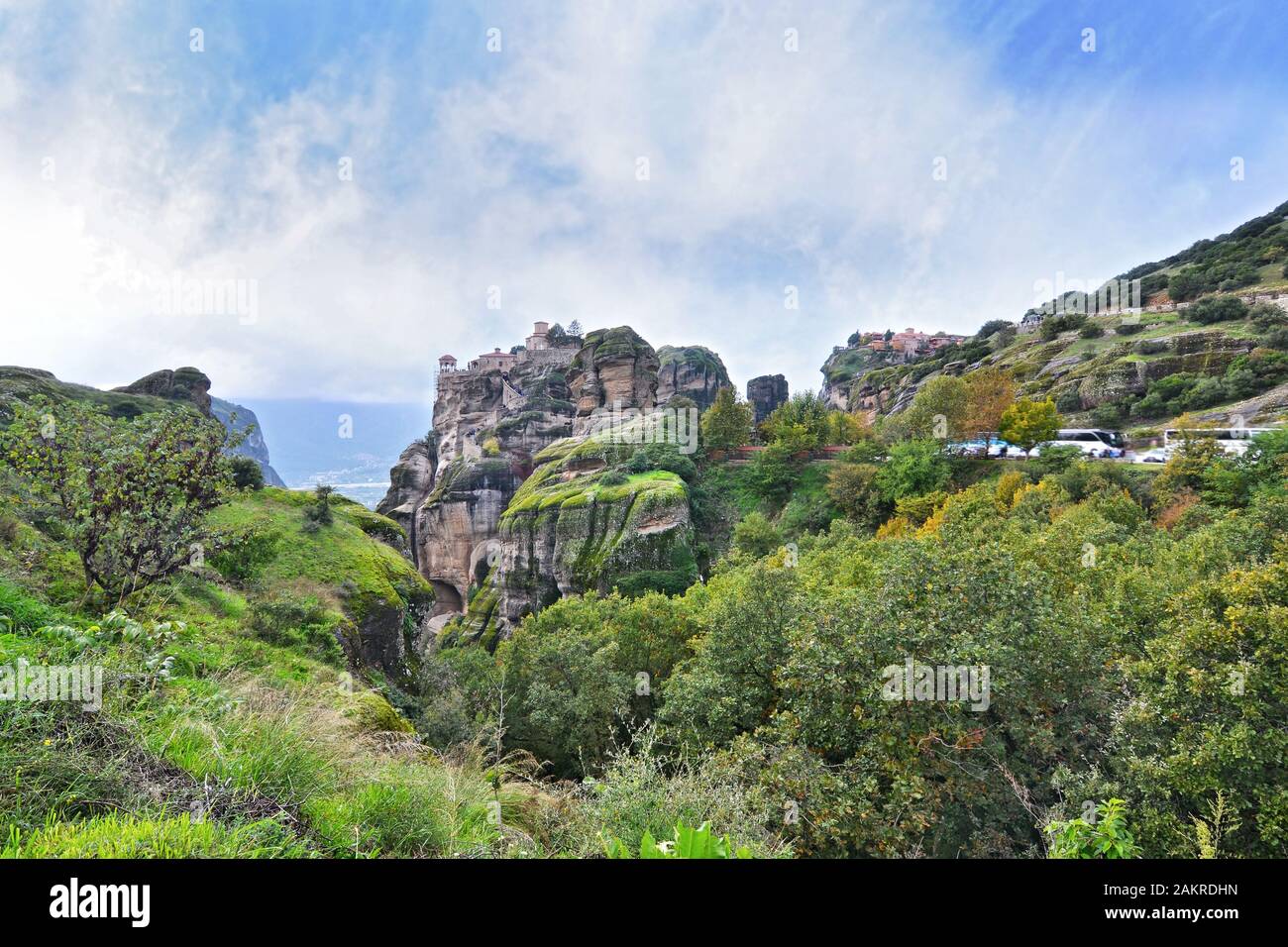 Meteora huge rocks monasteries hi-res stock photography and images - Alamy