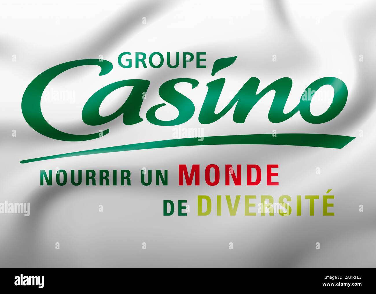 Groupe Casino logo Stock Photo