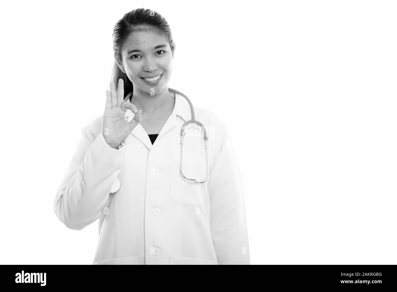 Young asian female doctor giving hi-res stock photography and images ...