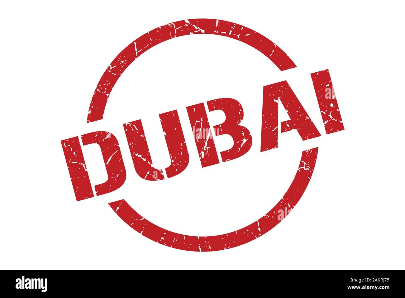 Dubai stamp. Dubai grunge round isolated sign Stock Vector Image & Art