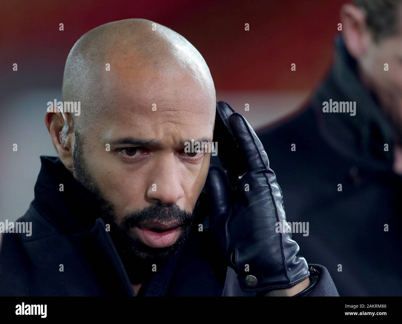 Amazon Prime TV presenter Thierry Henry during the Premier League match