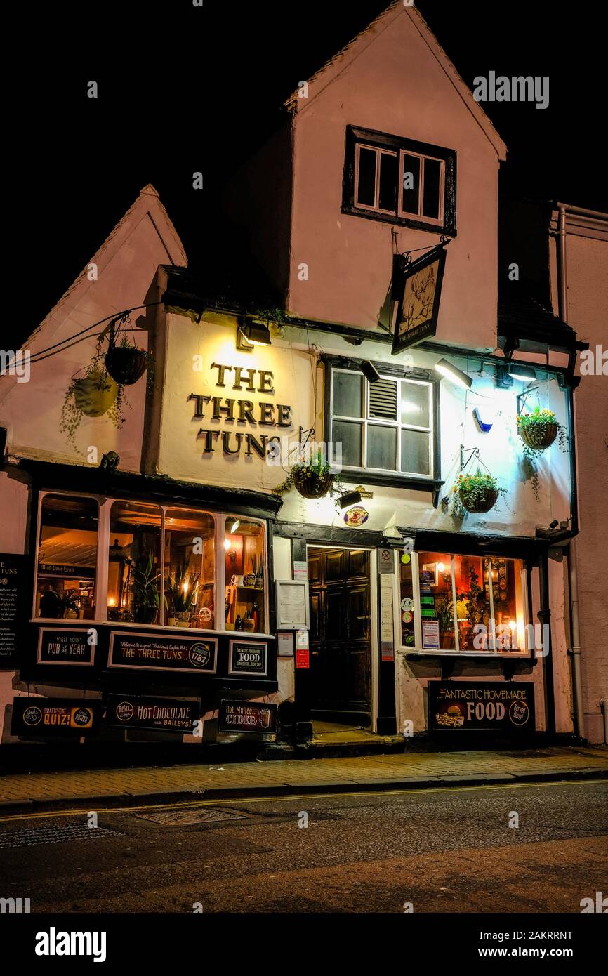 The Three Tuns, one of York's ancient pubs Stock Photo Alamy
