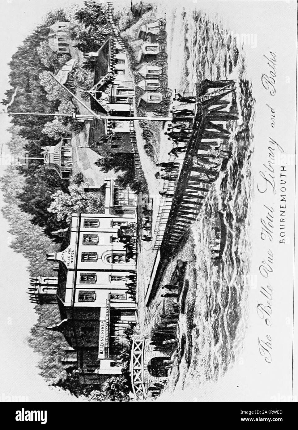 Bournemouth: 1810-1910, the history of a modern health and pleasure resort . rand dresser, of Christchurch, attends at Bournemouthevery Tuesday and Friday, and that orders for his servicesmight be left at the Post Office or at the Tregonwell Arms.Every birth and death within the district had to be registeredat Christchurch, and not till late in the last quarter of thecentury could any marriage be celebrated in a Nonconformistplace of worship, without one or other, or both, the partiesmaking pilgrimage to the mother town. Any villager so poor as to need assistance from the rates had to applyto Stock Photo