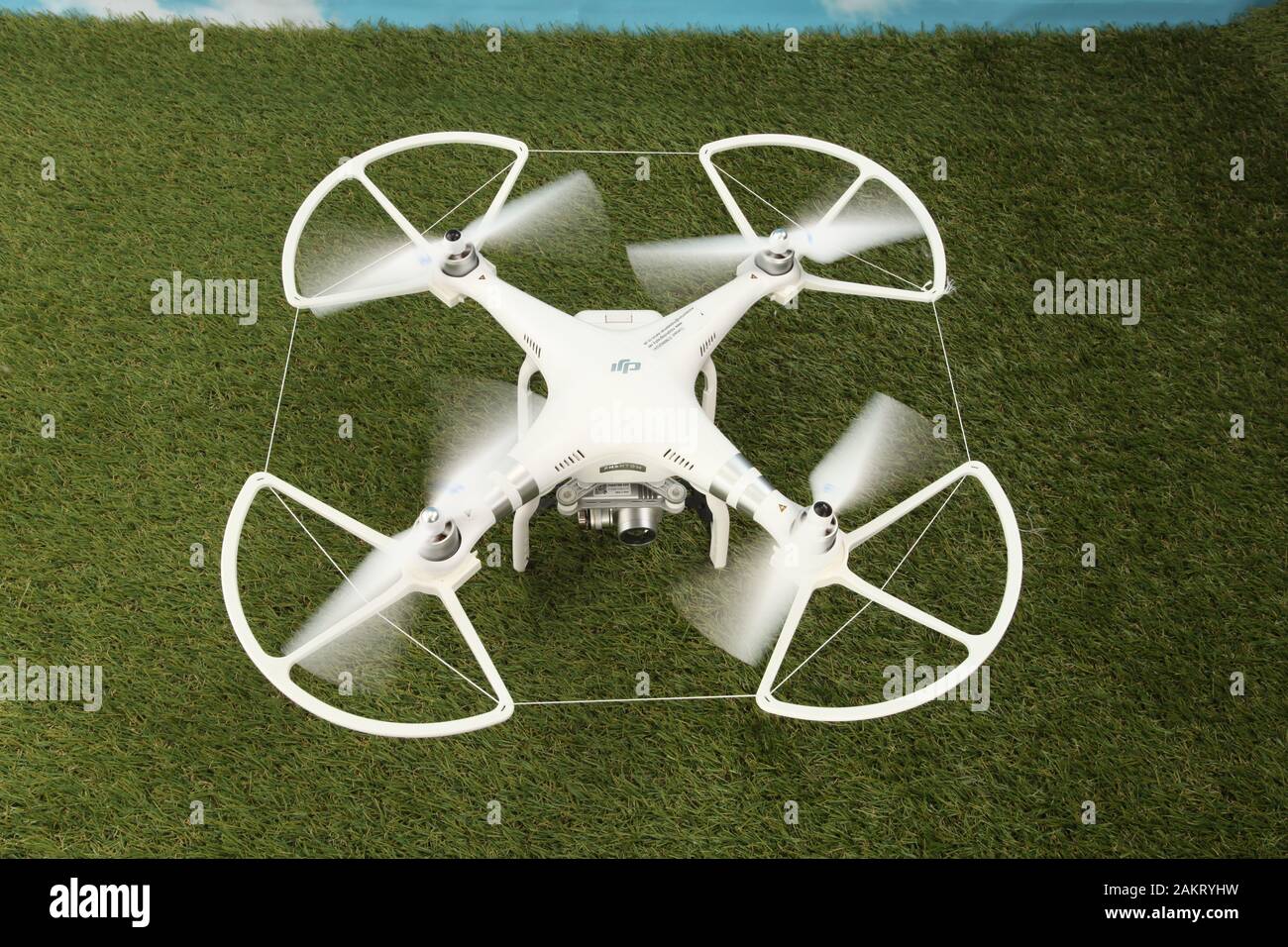 camera drone Stock Photo