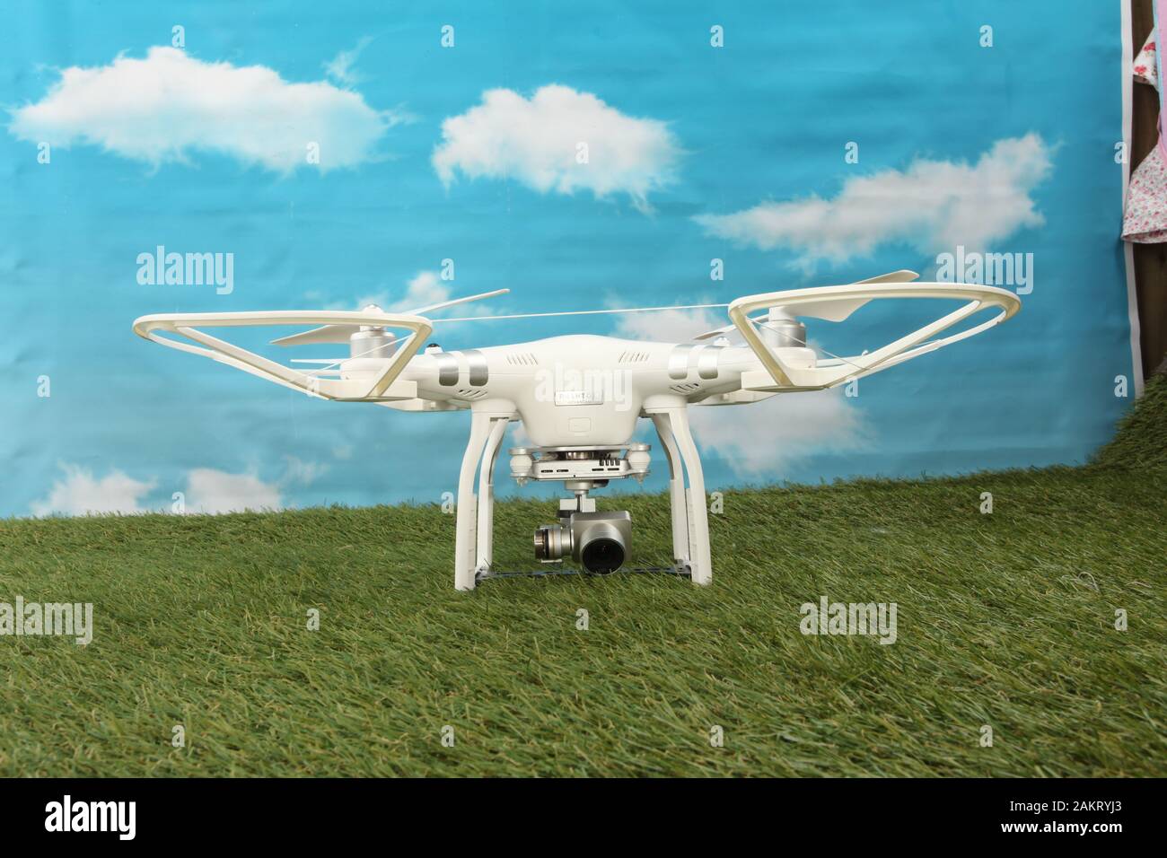 camera drone Stock Photo