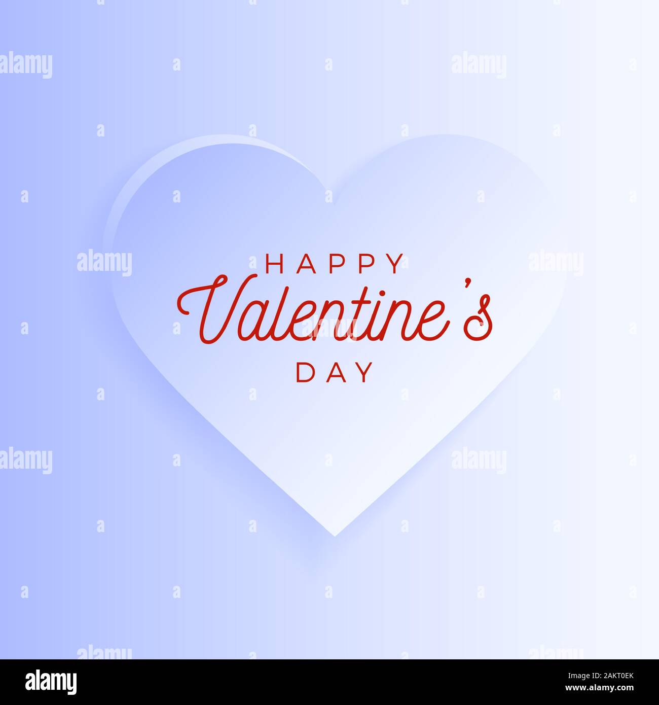 Valentine day abstract background with white cut paper heart. Vector ...