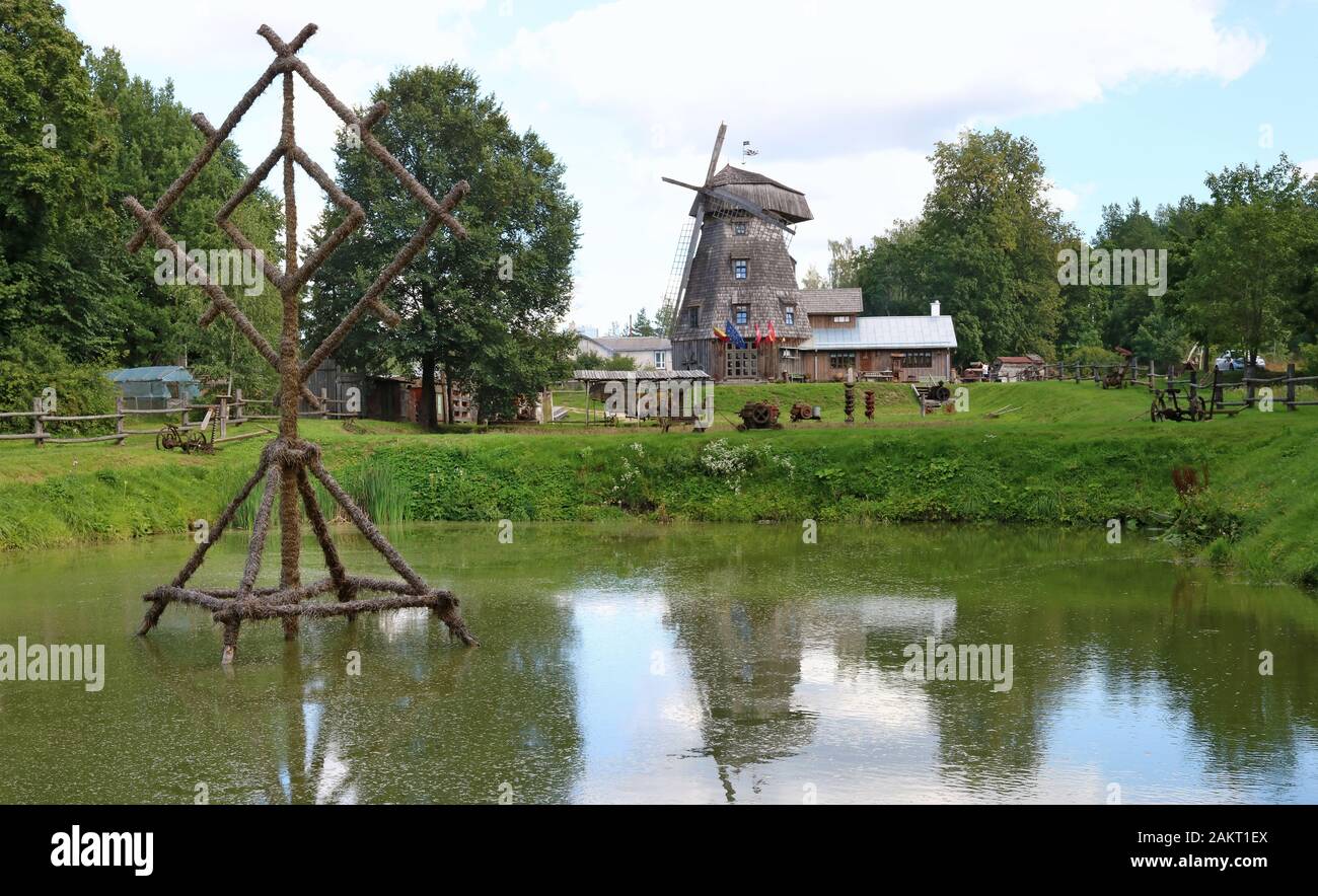 VILNIUS, LITHUANIA - August 08, 2019: National museum of a retro ...