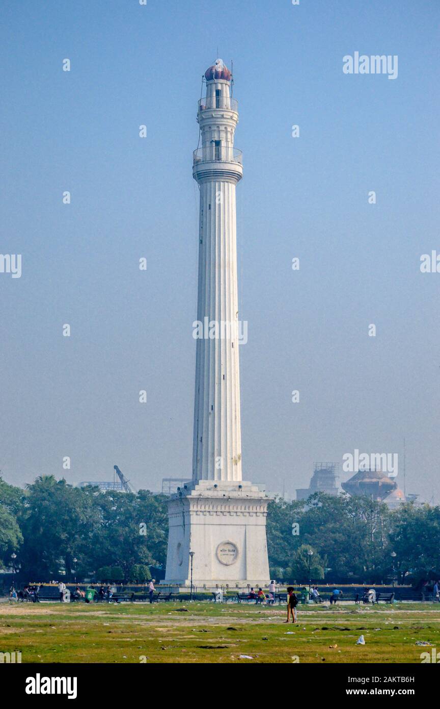 Kolkata, West Bengal / India November 11 2019 The Shaheed Minar