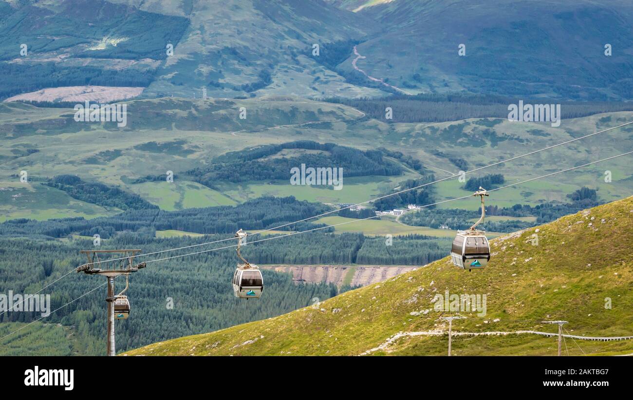 Aonach mor, Fort William, Scotland 29 July 2016 View at the top of