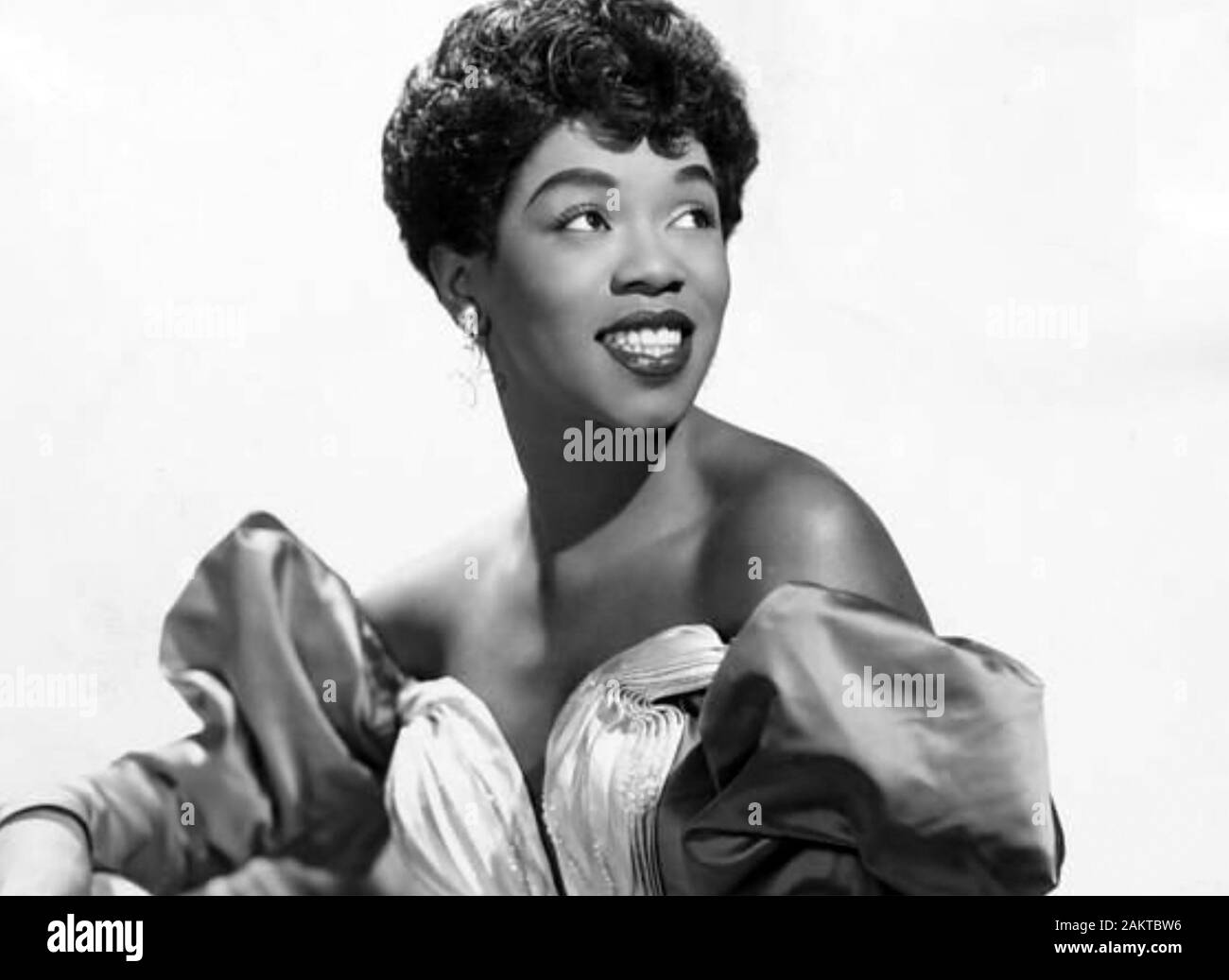SARAH VAUGHAN Promotional photo of American jazz singer about 1960 Stock Photo