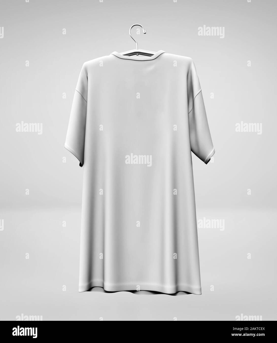 Download White T Shirt Mockup And Template 3d Rendering Isolated On Light Background Male Model Wear Plain White Shirt Mockup Place Your Design Stock Photo Alamy