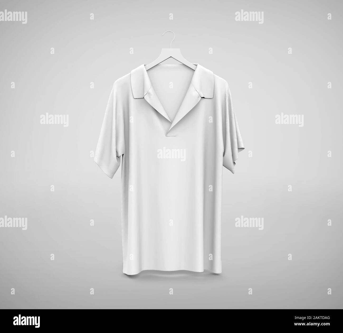 Download Blank White Polo Shirt Mockup Clear Male White Polo Shirt Mockup 3d Rendering Isolated On Light Background Short Sleeves Cotton Dress With Collar Stock Photo Alamy
