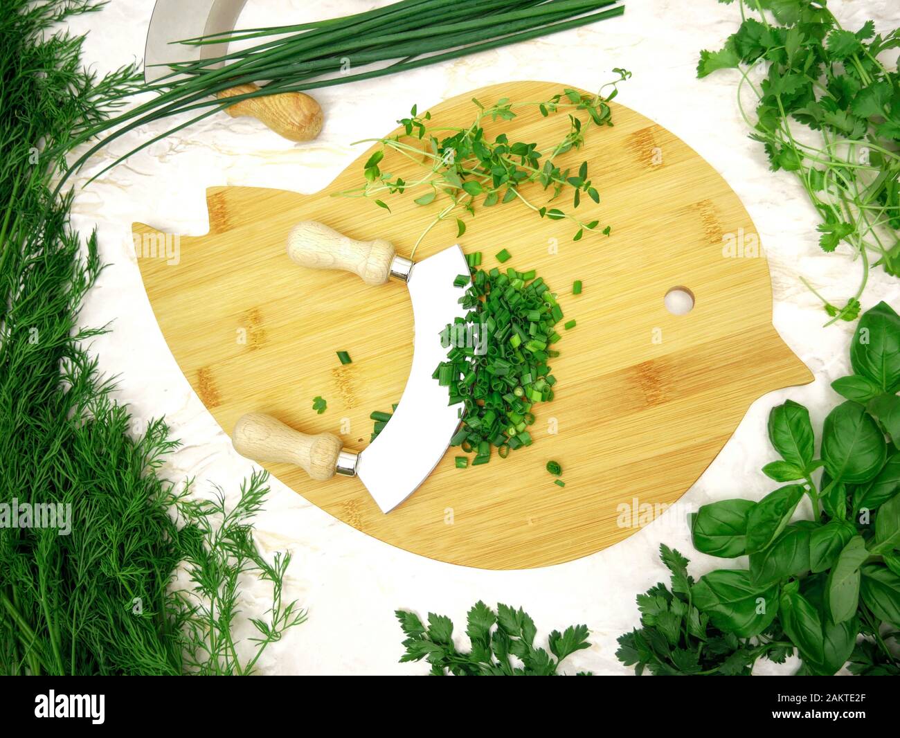 https://c8.alamy.com/comp/2AKTE2F/fresh-and-aromatic-herbs-chives-parsley-basil-thyme-coriander-fennel-2AKTE2F.jpg