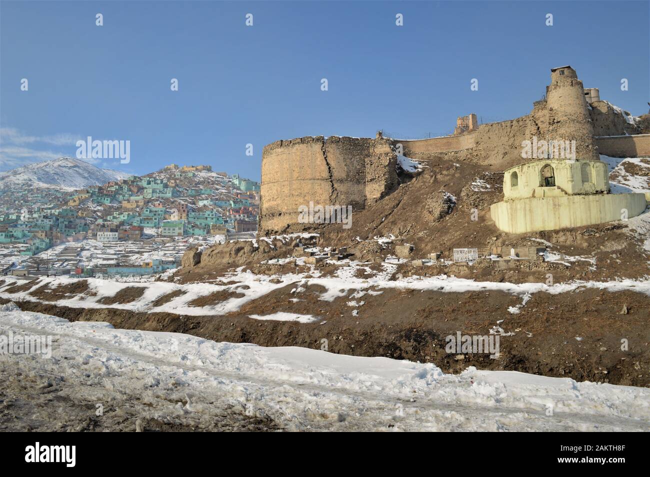 Bala-Hisar, Kabul city, Afghanistan Stock Photo