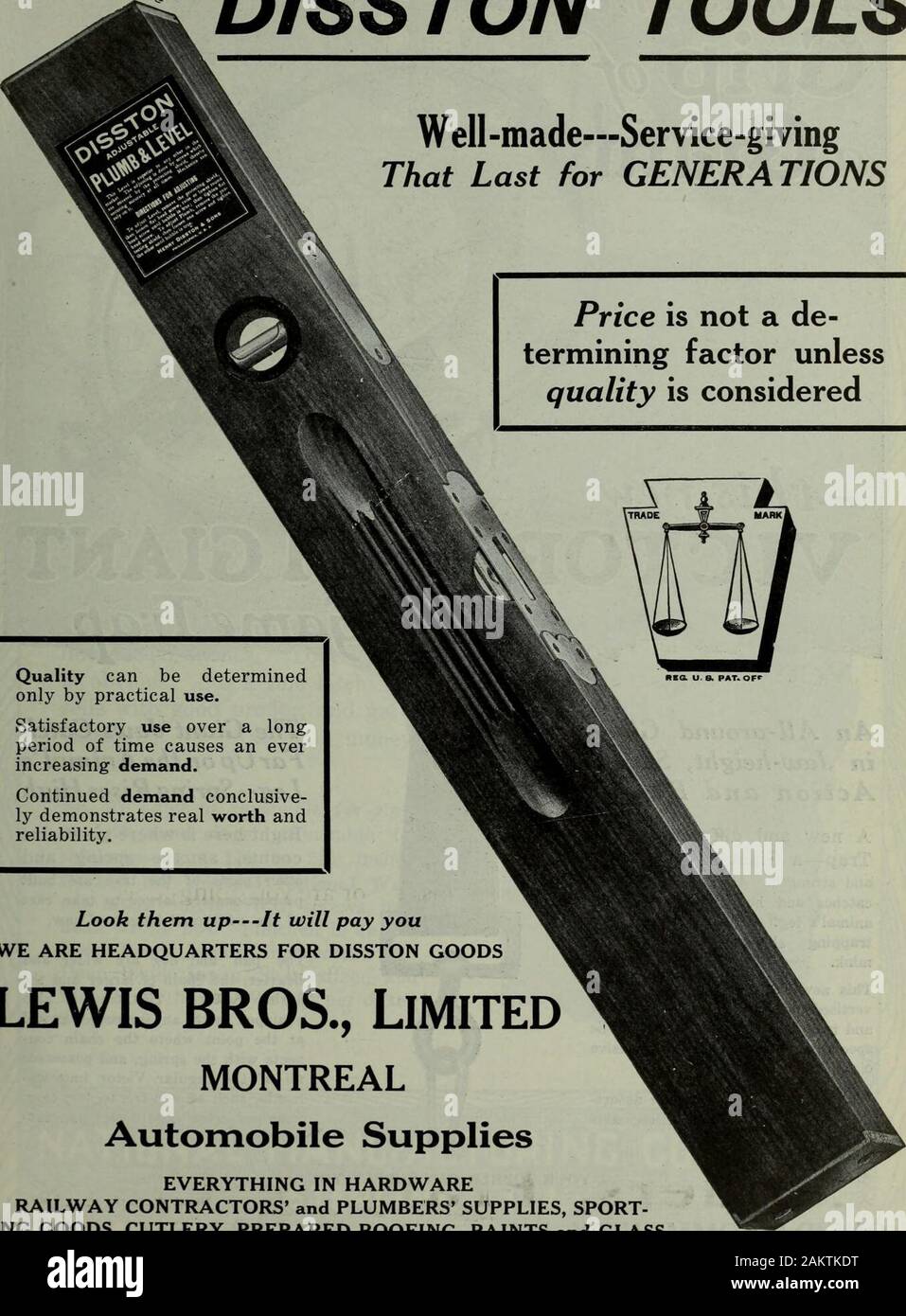 Hardware merchandising September December 1919 . UNIVERSAL Bread