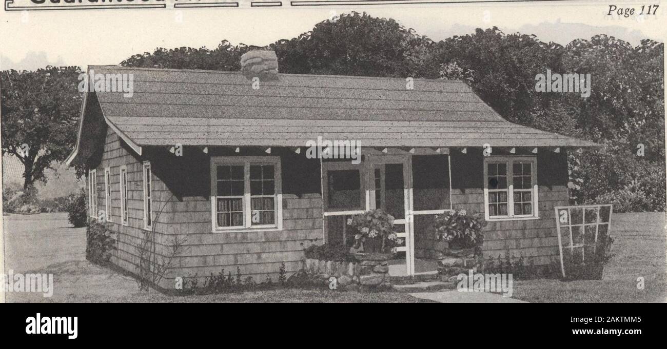 Gordon Van Tine Homes Screenedporchzg O Ion Floor Plan Ready Cut Summer Cottage No 305