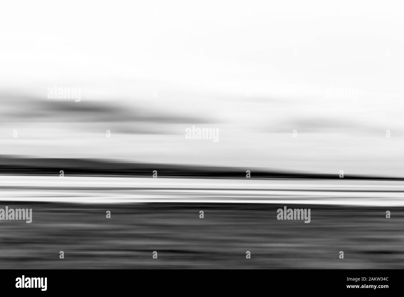 Black and White of abstract beach Stock Photo - Alamy
