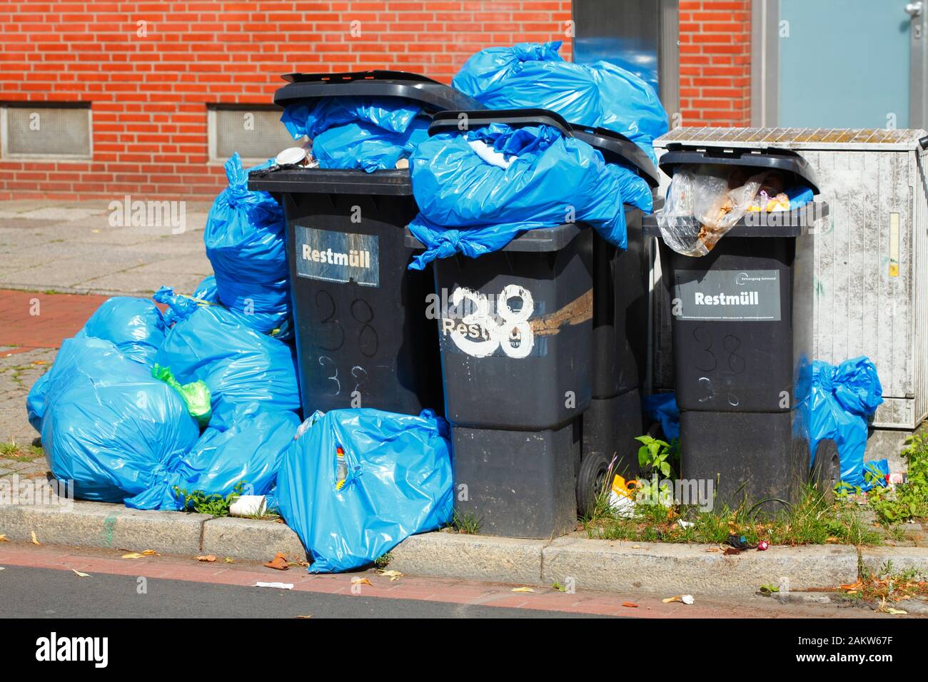 Residual Waste Bin High Resolution Stock Photography and Images Alamy
