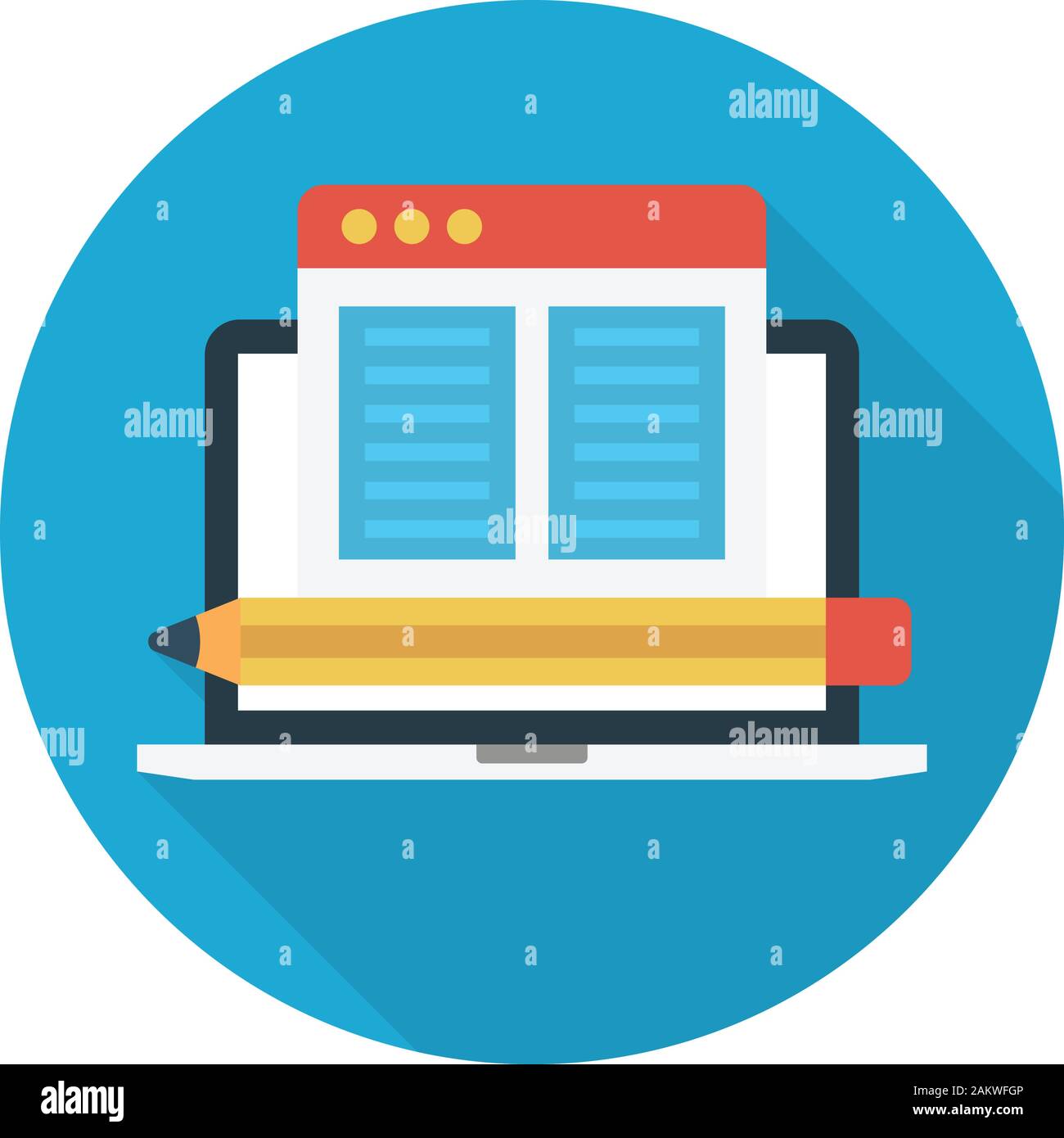 Browser landing page Stock Vector Images - Alamy